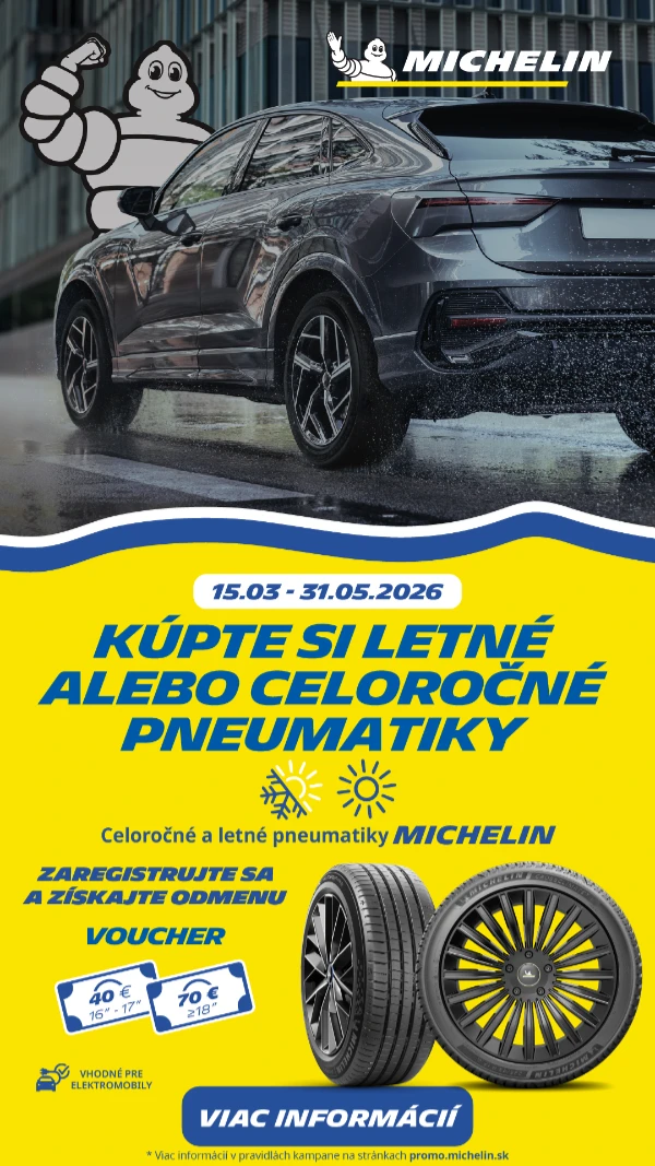 Banner michelin Akcie léto cashback Chmela Pneu